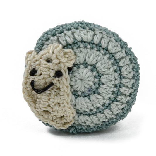 Crochet Snail Applique/Patch  - Green Multi