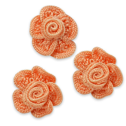 Pip Rose Applique/Patch Pack of 3