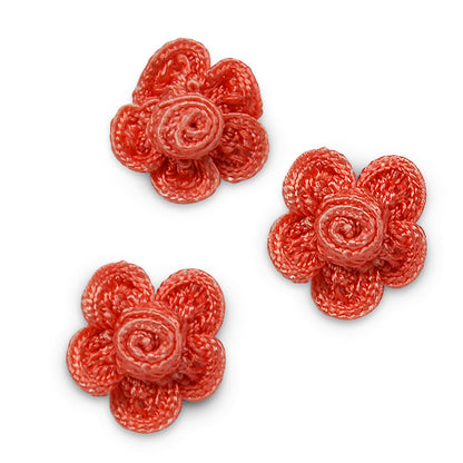 Pip Rose Applique/Patch Pack of 3