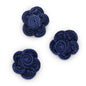 Pip Rose Applique/Patch Pack of 3