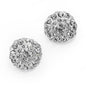 25mm Anna Mae Rhinestone Button Pk/2    - Crystal