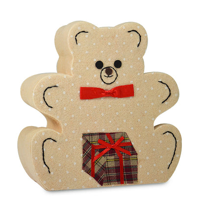 Teddy Bear Gift Box with Soft Felt Touch  - Multi Colors