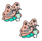 BaZooples Iron-on Patch Applique/Patch Flutterbugs Pack of 2  - Multi Colors