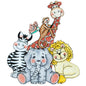 BaZooples Iron-on Patch Applique/Patch Stacked Animals/Elephant - BZP77614  - Multi Colors