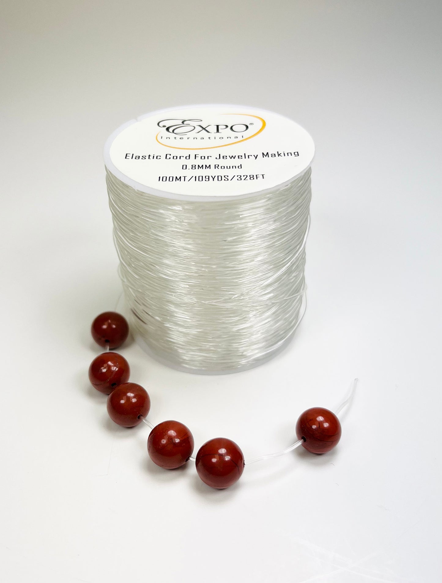 Elastic Stretch String Cord for Jewelry Making 0.8mm, in 100m Spool