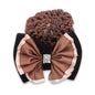 5" x 3" Hair Chignon Clip Accessory  - Brown