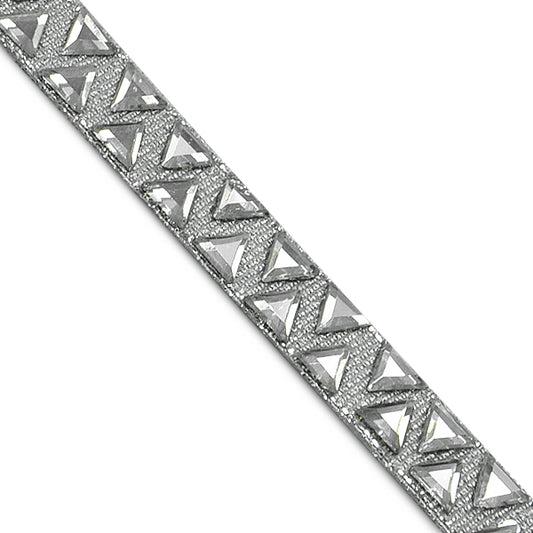 3/8" Small Diamond Hot Fix Rhinestone Banding Trim (Sold by the Yard)