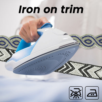 Nico 1 1/4" Iron On Trim (Sold by the Yard)