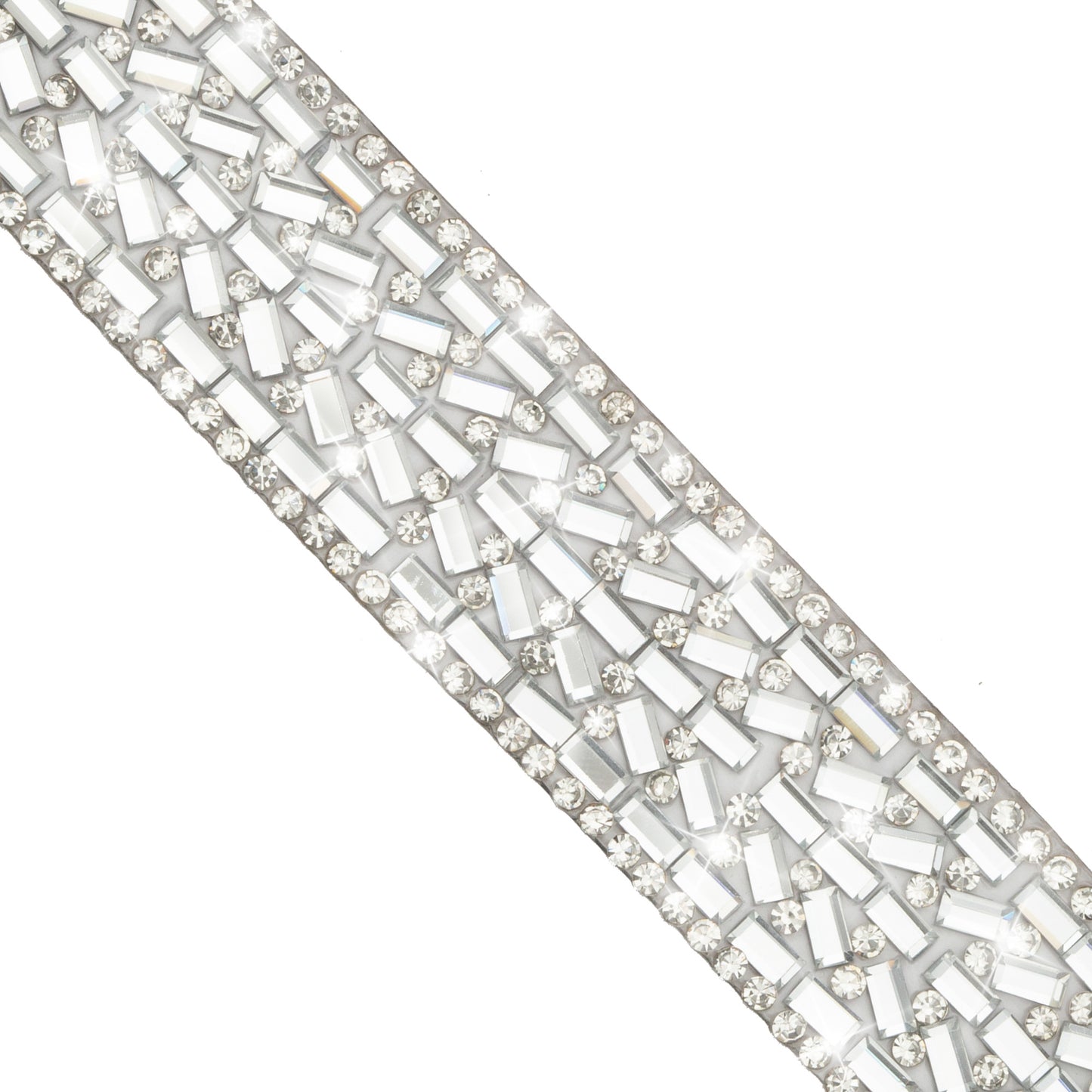 Victoria 20mm Iron-on Rhinestone Trim (Sold by the Yard)