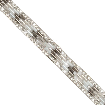 Ellie 3/8" Iron-on Rhinestone Trim  (Sold by the Yard)