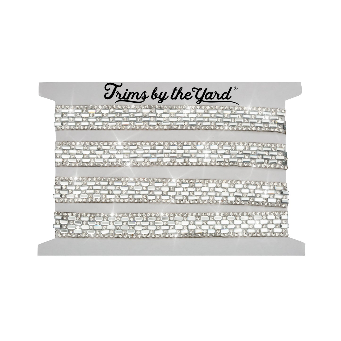 Emily 1/2" Iron-on Rhinestone Trim    (Sold by the Yard)