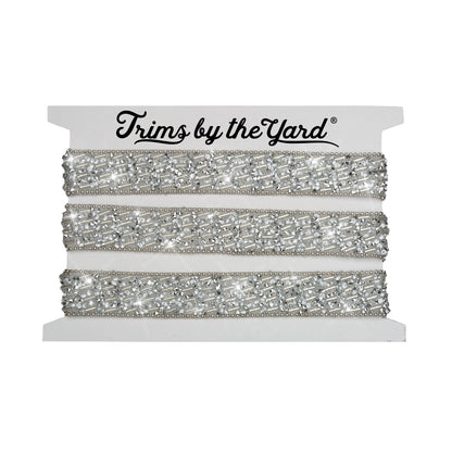 Camila 3/4" Iron-on Rhinestone Trim (Sold by the Yard)