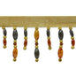 Faux Suede Beaded Fringe Trim (Sold by the Yard)