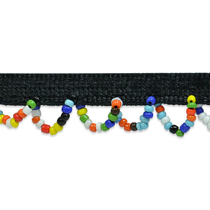 Beaded Loop Elastic Trim Multi (Sold by the Yard)