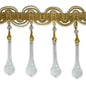 Acrylic Bulb Beaded Fringe Trim (Sold by the Yard)