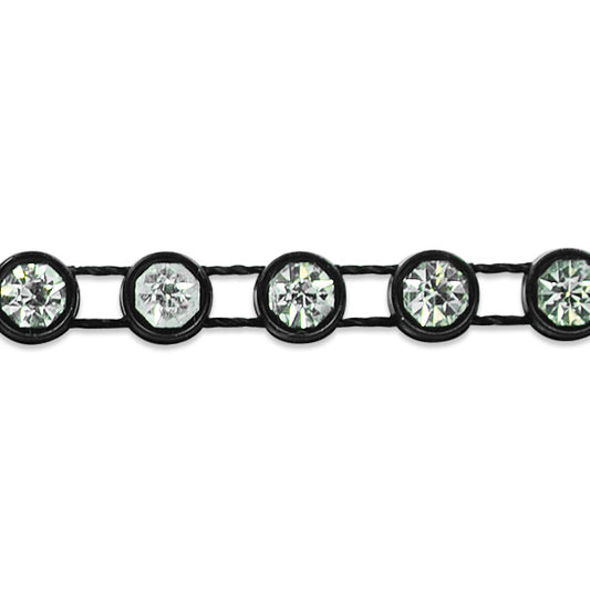 Encased Rhinestone Trim  (Sold by the Yard)