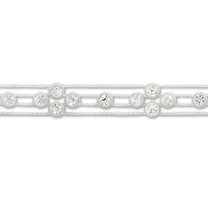 Rhinestone Four Point Trim  (Sold by the Yard)