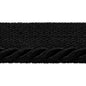 Ebony 1/8" Twisted Lip Cord Trim (Sold by the Yard)