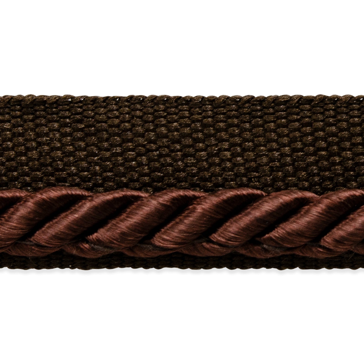 Ebony 1/8" Twisted Lip Cord Trim (Sold by the Yard)