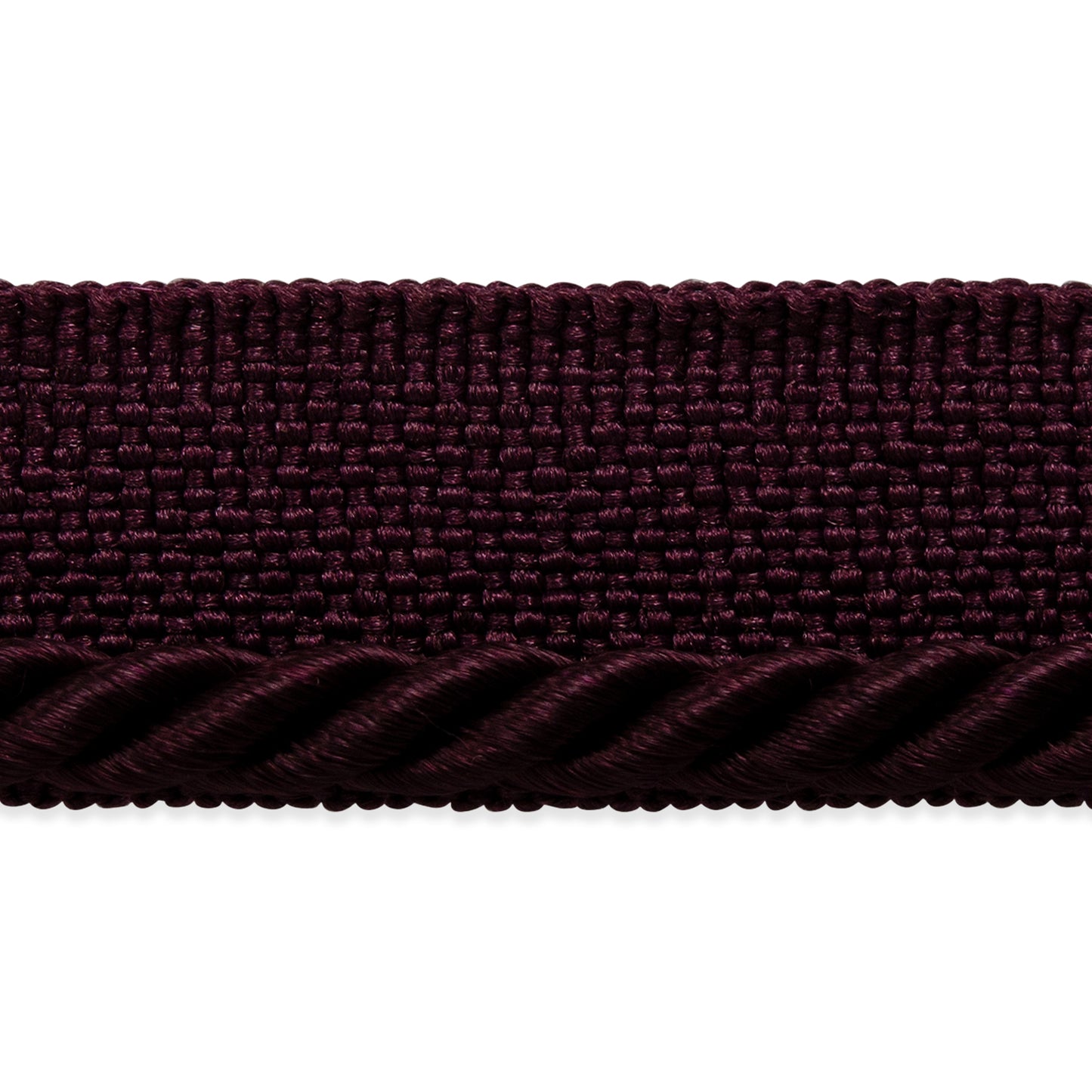 Ebony 1/8" Twisted Lip Cord Trim (Sold by the Yard)