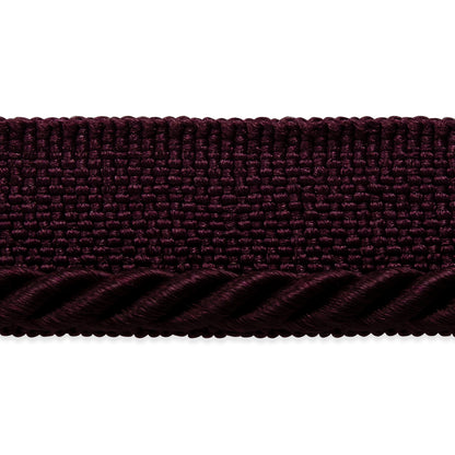 Ebony 1/8" Twisted Lip Cord Trim (Sold by the Yard)