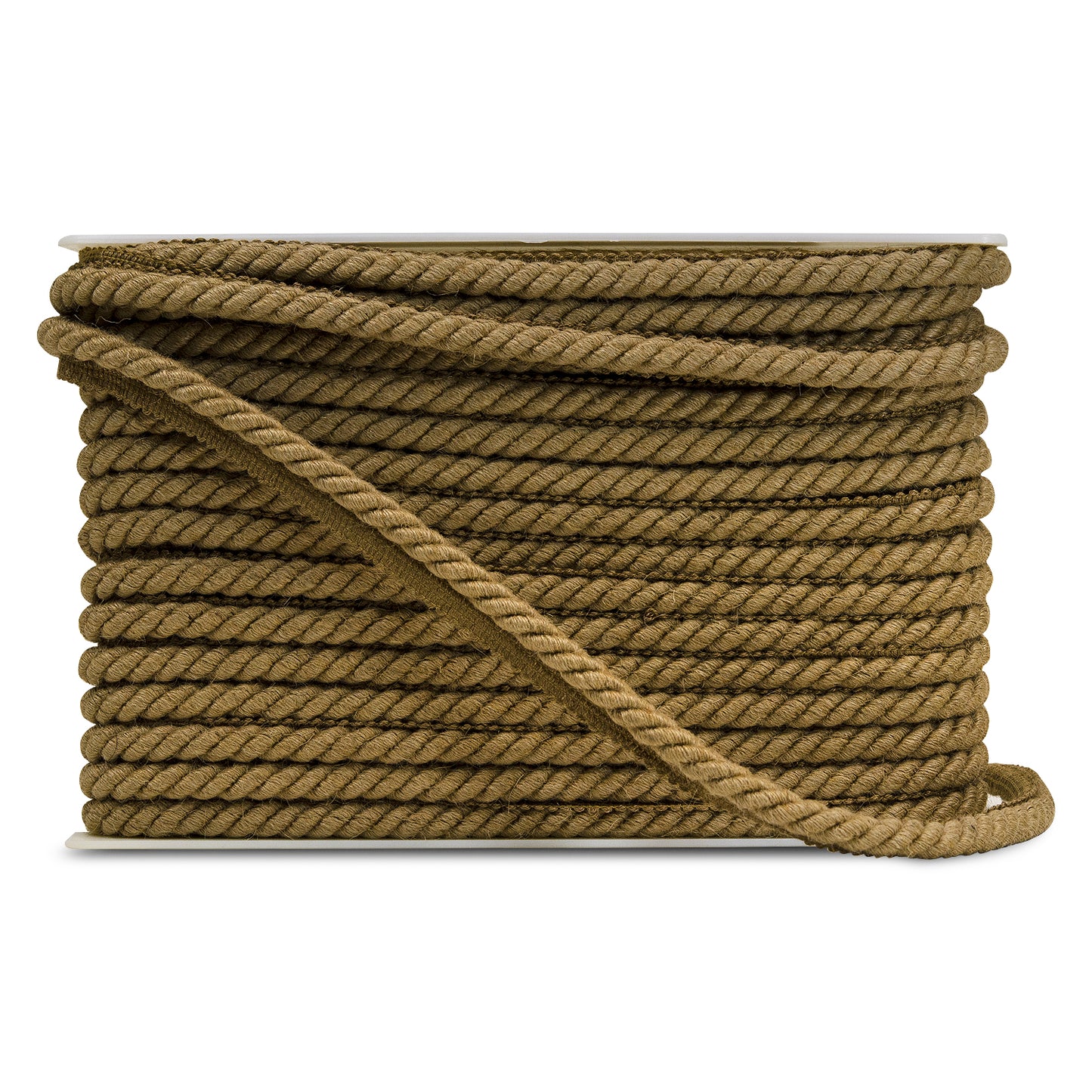 Natasha 1/2" Natural Fiber Twisted Lip Cord Trim (Sold by the Yard)