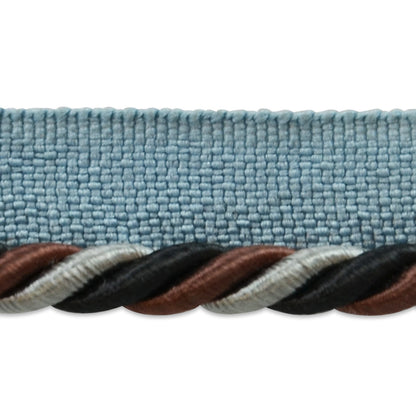 1/4" Multi Colored Twisted Lip Cord Trim  (Sold by the Yard)