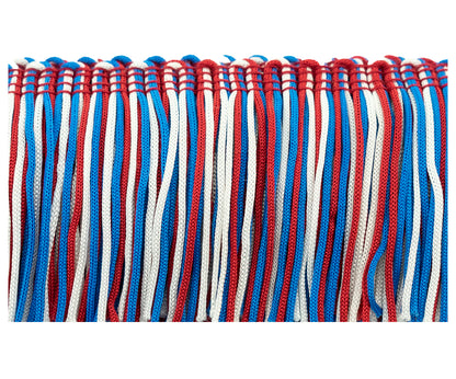 2" Multicolor Chainette Fringe Trim, Decorative, Versatile for Costumes
 (Sold by the Yard)