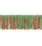 2" Multicolor Chainette Fringe Trim, Decorative, Versatile for Costumes
 (Sold by the Yard)