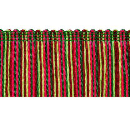 2" Multicolor Chainette Fringe Trim, Decorative, Versatile for Costumes
 (Sold by the Yard)