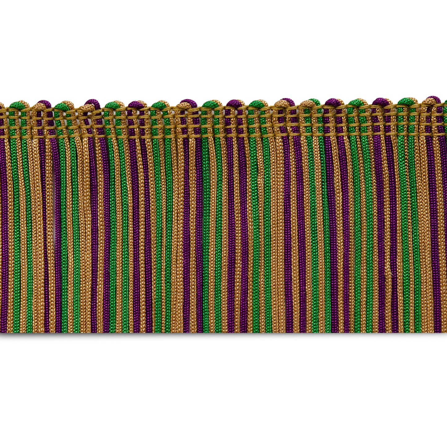 2" Multicolor Chainette Fringe Trim, Decorative, Versatile for Costumes
 (Sold by the Yard)