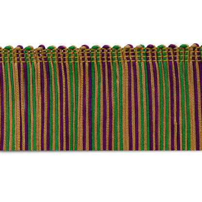 2" Multicolor Chainette Fringe Trim, Decorative, Versatile for Costumes
 (Sold by the Yard)