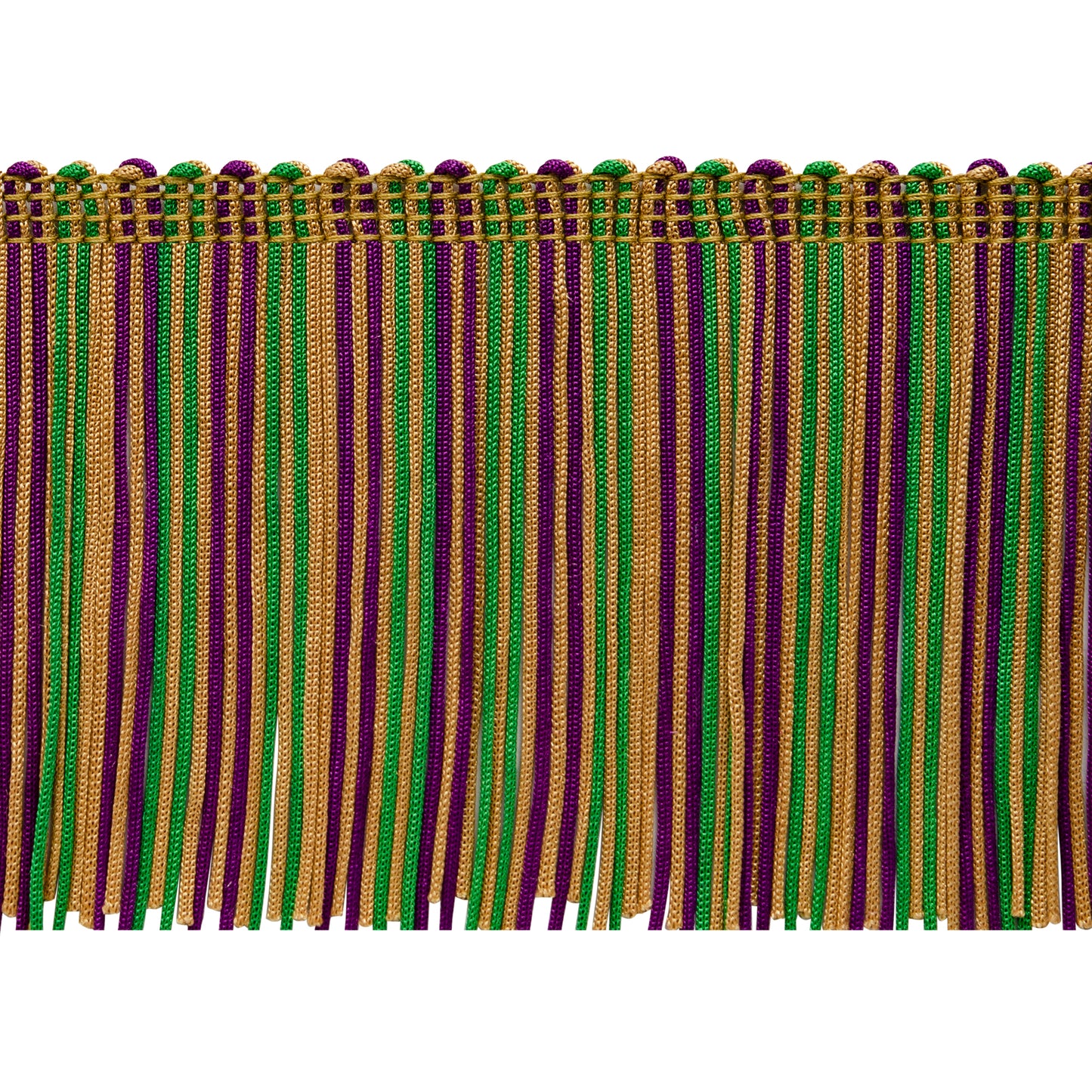 4" Multicolor Chainette Fringe Trim (Sold by the Yard)