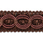 Collette Woven Braid Circle Trim      (Sold by the Yard)