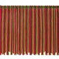 6" Multicolor Chainette Fringe Trim, Decorative, Versatile for Costumes (Sold by the Yard)