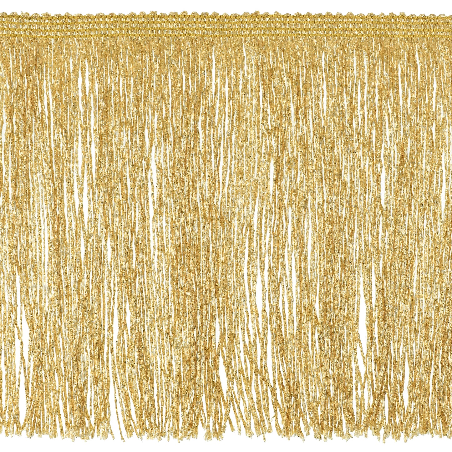 4" Glitter Chainette Fringe, Polyester, Decorative, Versatile for Costumes (Sold by the Yard)