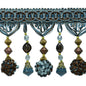 Preshea Decorative Beaded Fringe Trim (Sold by the Yard)