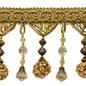 Preshea Decorative Beaded Fringe Trim (Sold by the Yard)