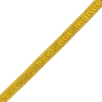 Lexi Single Row Starlight Hologram Sequin with Sparkle Edge Trim (Sold by the Yard)