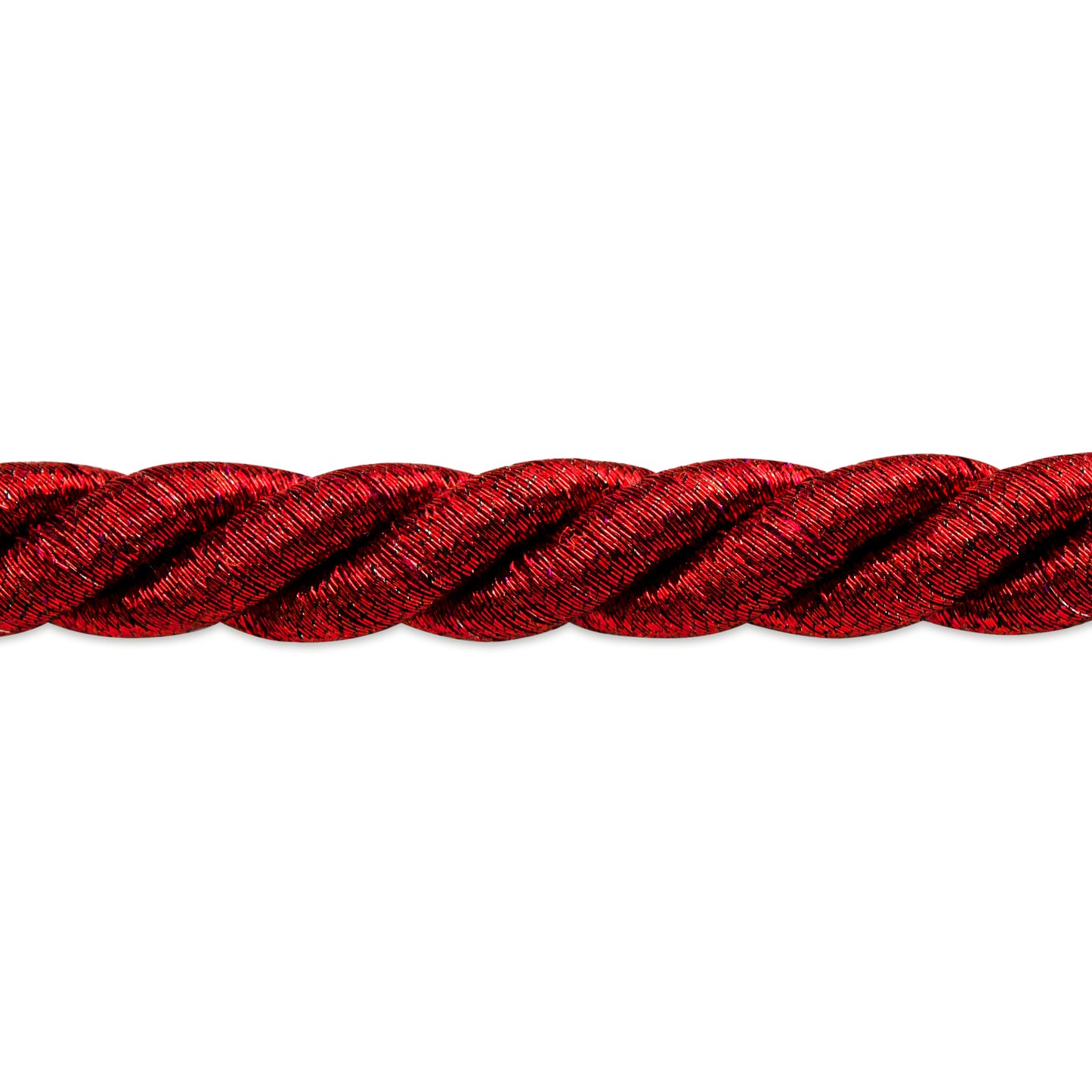 Holly 3/8" Metallic Twisted Cord Trim (Sold by the Yard)