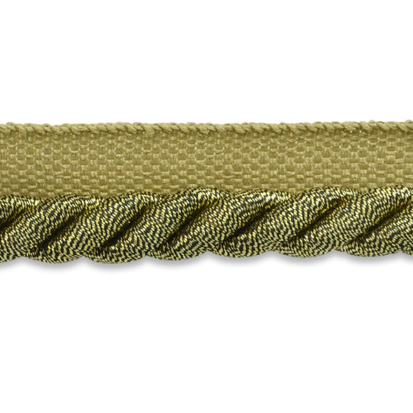 Nicholas 3/8" Twisted Lip Cord Trim  (Sold by the Yard)