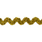 3/8" Metallic Medium Ric Rac Trim (Sold by the Yard)