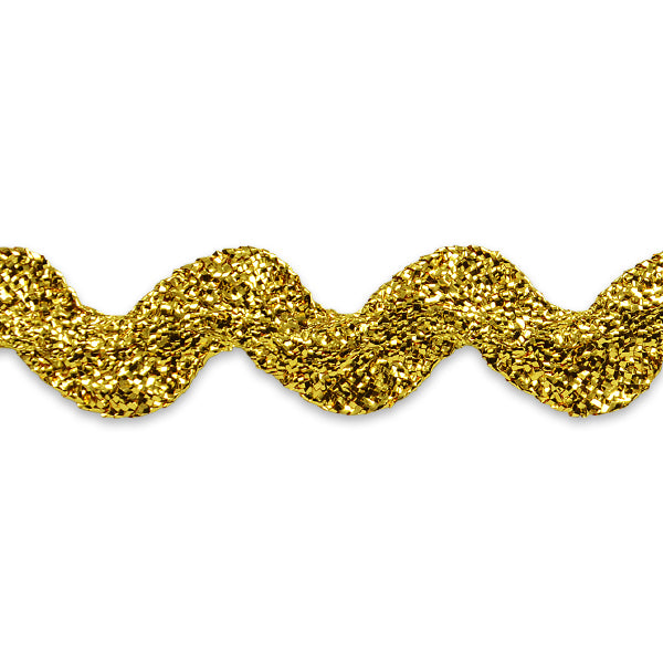 1" Metallic Large Ric Rac Trim
 (Sold by the Yard)