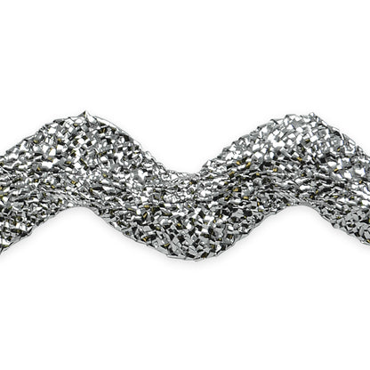 1" Metallic Large Ric Rac Trim
 (Sold by the Yard)