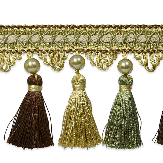 Tresa Pearl Tassel Fringe Trim (Sold by the Yard)