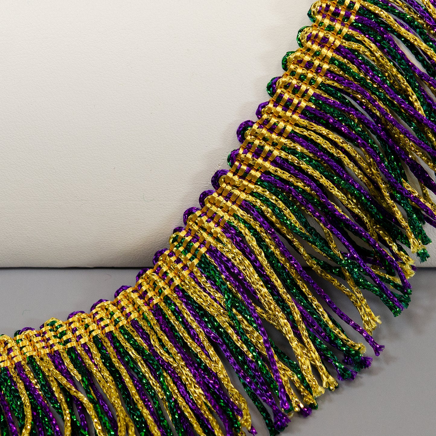 2" Metallic Chainette Fringe Trim  (Sold by the Yard)