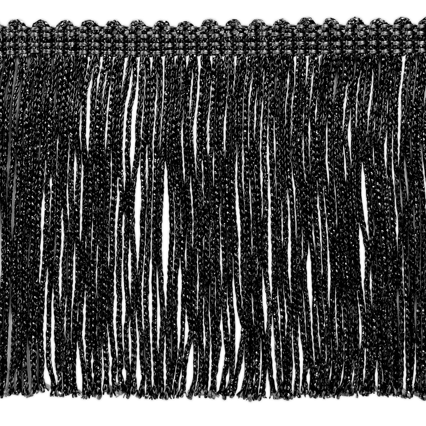 4" Metallic Chainette Fringe Trim (Sold by the Yard)