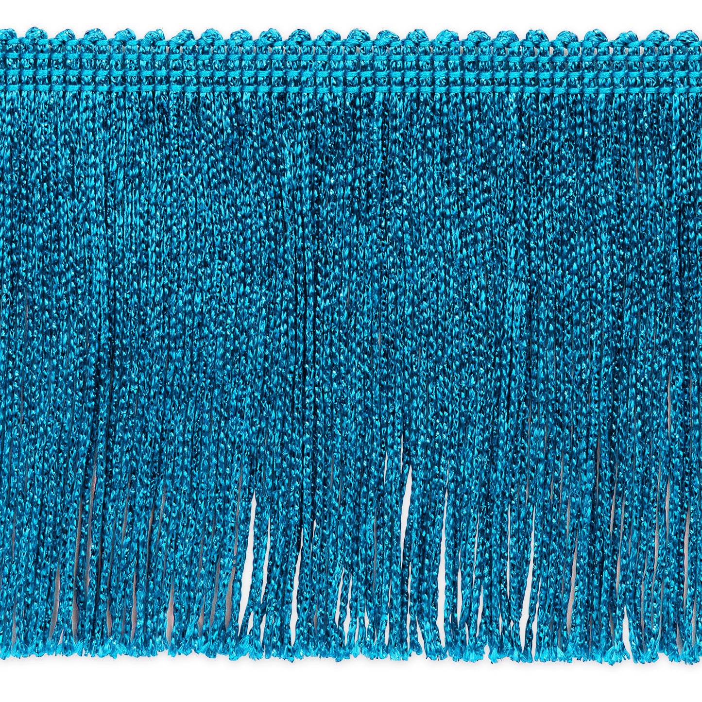 4" Metallic Chainette Fringe Trim (Sold by the Yard)