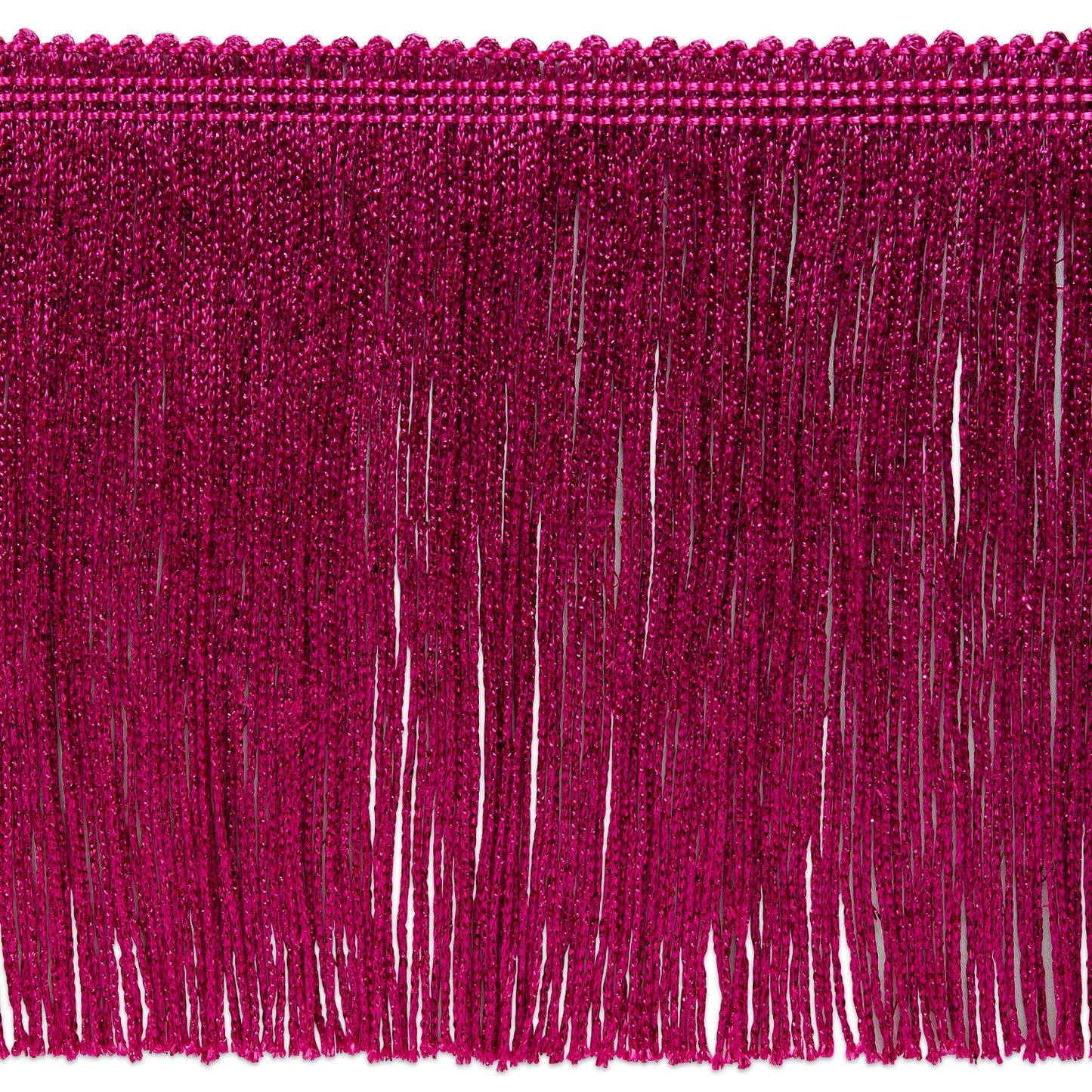 6" Metallic Chainette Fringe Trim (Sold by the Yard)