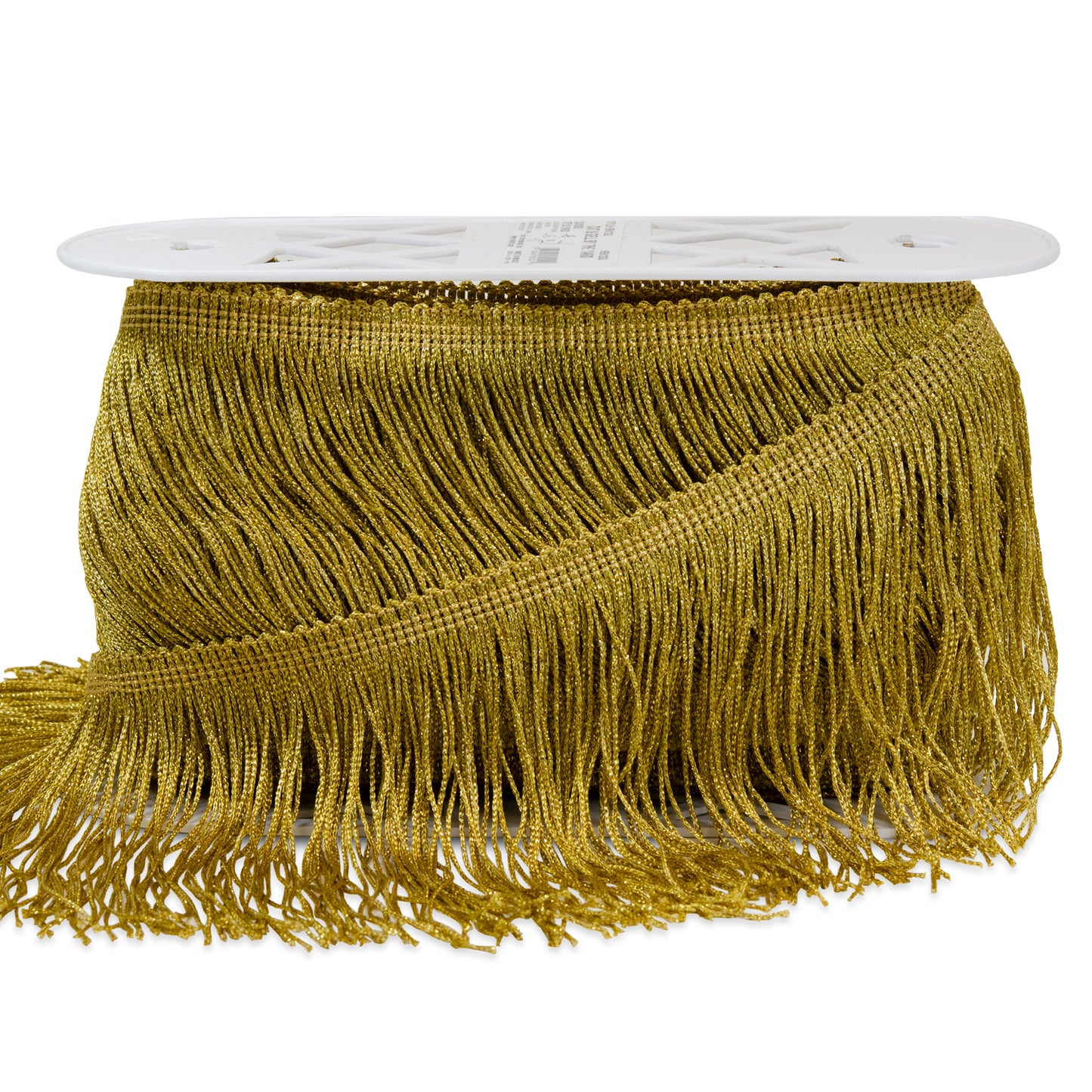 6" Metallic Chainette Fringe Trim (Sold by the Yard)